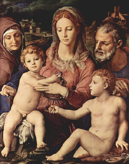 Angelo Bronzino Anna und Johannes dem Taufer